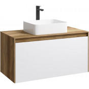 Корпус подвесной тумбы Aqwella 5 Stars Mobi MOB0110DB дуб балтийский